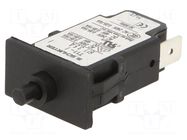 Circuit breaker; Urated: 240VAC; 48VDC; 3.5A; SPST; Poles: 1; MCB SCHURTER