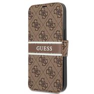 Guess GUBKP13S4GDBR iPhone 13 mini 5.4&quot; brown/brown book 4G Stripe, Guess