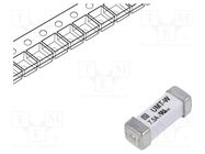 Fuse: fuse; time-lag; 7.5A; 125VAC; 125VDC; SMD; ceramic; copper SCHURTER