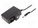 Power supply: switched-mode; mains,plug; 12VDC; 1A; 12W; Plug: none XP POWER