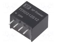 Converter: DC/DC; 3W; Uin: 10.8÷13.2VDC; Uout: 12VDC; Iout: 250mA XP POWER