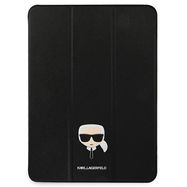 Karl Lagerfeld KLFC12OKHK iPad 12.9" Pro 2021 Book Cover czarny/black Saffiano Karl Head, Karl Lagerfeld