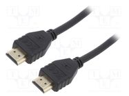 Cable; HDCP 2.2,HDMI 2.1; HDMI plug,both sides; PVC; Len: 1m Goobay