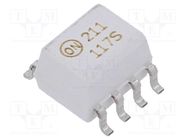 Optocoupler; SMD; Ch: 1; OUT: transistor; Uinsul: 2.5kV; SO8 ONSEMI