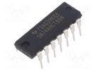 IC: digital; XOR; Ch: 4; IN: 2; CMOS,TTL; THT; DIP14; 4.5÷5.5VDC; tube TEXAS INSTRUMENTS