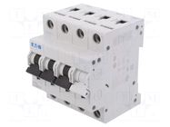 Circuit breaker; 230/400VAC; Inom: 8A; Poles: 3+N; Charact: C; 15kA EATON ELECTRIC