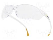 Safety spectacles; Lens: transparent; Classes: 1; Features: UV400 DELTA PLUS