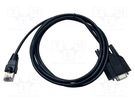 Serial interface cable; RS485; Len: 0.5m; black GW INSTEK