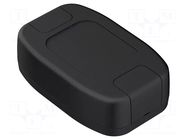 Enclosure: multipurpose; X: 70mm; Y: 110mm; Z: 33mm; ZM; ABS; black KRADEX