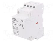 Contactor: 4-pole installation; 25A; 24VAC,24VDC; NC + NO x3 ZAMEL