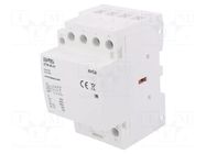 Contactor: 4-pole installation; 40A; 230VAC; NC + NO x3; STM ZAMEL