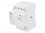 Contactor: 4-pole installation; 63A; 24VAC,24VDC; NO x4; STM ZAMEL