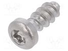 Screw; 2.5x6; Head: cheese head; Torx®; TX07; A2 stainless steel BOSSARD