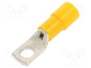 Tip: ring tube; M8; Ø: 8.4mm; 25mm2; crimped; for cable; insulated BM GROUP