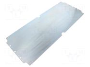 Mounting plate; steel; Plating: zinc RAYCHEM RPG