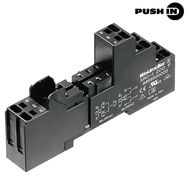 Lizdas  SRC-I 2CO P, 2CO, 12 A, 250 V, "Push In" tipo, juodas, Weidmuller