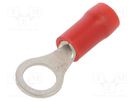Tip: ring; M5; Ø: 5.3mm; 0.25÷1.5mm2; crimped; for cable; insulated BM GROUP