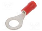 Tip: ring; M6; Ø: 6.4mm; 0.25÷1.5mm2; crimped; for cable; insulated BM GROUP