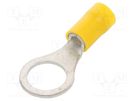 Tip: ring; M10; Ø: 10.5mm; 4÷6mm2; crimped; for cable; insulated BM GROUP