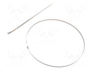 Cable tie; L: 1000mm; W: 7.9mm; stainless steel AISI 304; 1112N RAYCHEM RPG