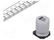 Capacitor: electrolytic; SMD; 100uF; 63VDC; 10x10x14mm; ±20%; 5000h VISHAY