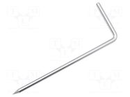 Probe: for measuring earth resistance; silver; 0.25m SONEL