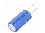 Capacitor: electrolytic; THT; 2200uF; 50VDC; Ø18x35mm; Pitch: 7.5mm VISHAY