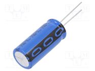 Capacitor: electrolytic; THT; 3.3mF; 25VDC; Ø16x35mm; Pitch: 7.5mm VISHAY