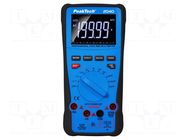 Digital multimeter; USB; LCD; 4,5 digit (20000); Temp: -20÷1000°C PEAKTECH