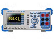 Benchtop multimeter; LCD TFT 4"; 4,5 digit (55000); 480x320 PEAKTECH