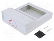 Enclosure: desktop; CAB PULPIT; X: 154mm; Y: 173mm; Z: 54mm; ABS TEKO