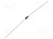 Diode: Zener; 0.5W; 3.3V; 5mA; reel,tape; DO35; single diode; Ir: 2uA TAIWAN SEMICONDUCTOR