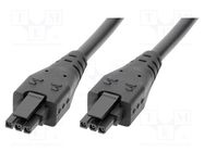 Cable; Micro-Fit 3.0; female; PIN: 2; Len: 3m; 8.5A; Insulation: PVC MOLEX