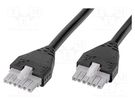 Cable; Mini-Fit Jr; female; PIN: 6; Len: 0.18m; 6A; Insulation: PVC MOLEX