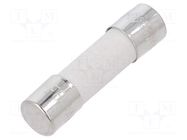 Fuse: fuse; 6.3A; 250VAC; quick blow; ceramic; 5x20mm; FCD; brass OPTIFUSE