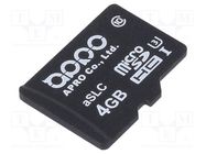 Memory card; industrial; aSLC,microSDHC; 4GB; -25÷85°C; PHANES-F APRO