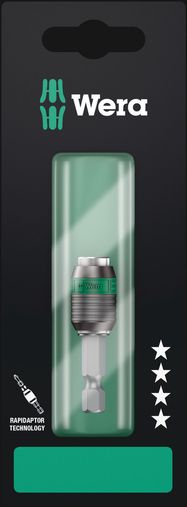 889/4/1 K SB Rapidaptor Universal Bit Holder, 1 x 1/4"x50, Wera