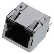 RJ45 CONNECTOR, JACK, 8P8C, 1 PORT, TH