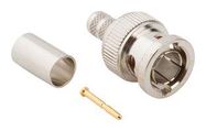 RF/COAXIAL, BNC PLUG, STRAIGHT, 75 OHM, CRIMP