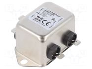 Filter: anti-interference; single-phase; 250VAC; Cx: 100nF; 1MΩ SCHAFFNER / TE Connectivity