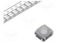 Microswitch TACT; SPST-NO; Pos: 2; 0.05A/32VDC; SMT; none; 2.8N C&K