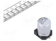 Capacitor: electrolytic; low ESR; SMD; 4.7uF; 35VDC; Ø4x5.7mm; ±20% VISHAY