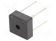 Bridge rectifier: single-phase; Urmax: 200V; If: 10A; Ifsm: 175A DC COMPONENTS