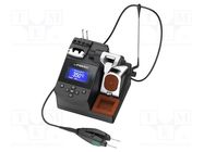 Soldering station; Station power: 80W; 90÷450°C; ESD; Display: LCD 