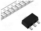 Transistor: NPN; bipolar; 150V; 1A; 1W; SOT89; automotive industry DIODES INCORPORATED