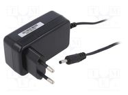 Power supply: switching; mains,plug; 12VDC; 2A; 24W; Plug: EU; 86.5% ESPE