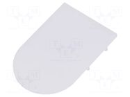 Cap for LED profiles; milky; 20pcs; plexiglass PMMA; VARIO30-02 TOPMET