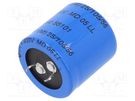 Capacitor: electrolytic; SNAP-IN; 100uF; 400VDC; Ø30x30mm; ±20% VISHAY