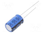 Capacitor: electrolytic; THT; 220uF; 35VDC; Ø10x16mm; Pitch: 5mm VISHAY