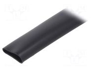 Protective tube; PVC; black; L: 30.48m; Øint: 7.34mm; Øout: 8.92mm ALPHA WIRE
